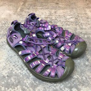 KEEN Big Kids Size 3 Whisper Purple 1009961 Hiking Waterproof Sport Sandals